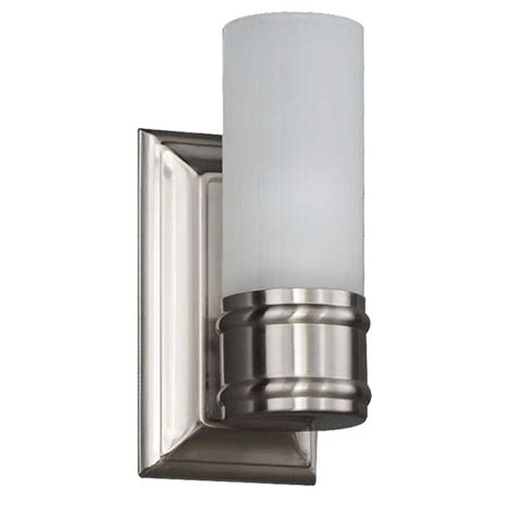 1 Light Brushed Nickel Wall Sconce V433nk01 The Home Depot