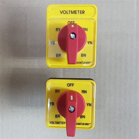 SALZER Voltmeter Selector Switch 10A 16A S10 S16 Shopee Malaysia