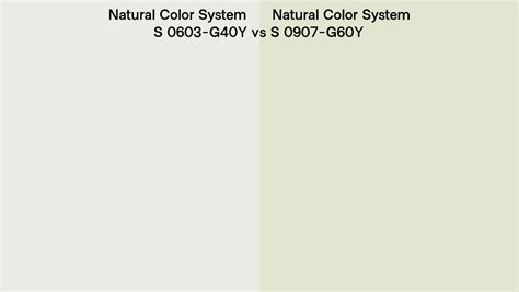 Natural Color System S 0603 G40y Vs S 0907 G60y Side By Side Comparison