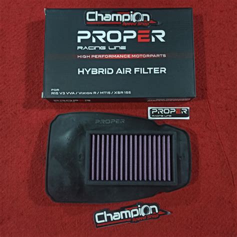 Jual Hybrid Air Filter Udara Proper Racing Line R V Xsr Xsr