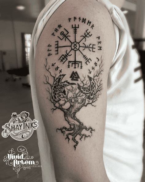 Yggdrasil Symbol Tattoo