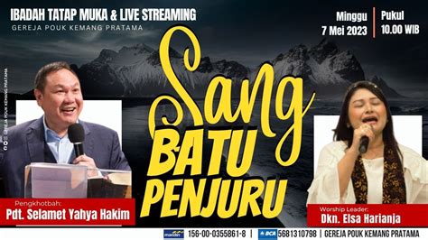 Ibadah Raya Perjamuan Kudus Gereja Pouk Kp Mei Youtube