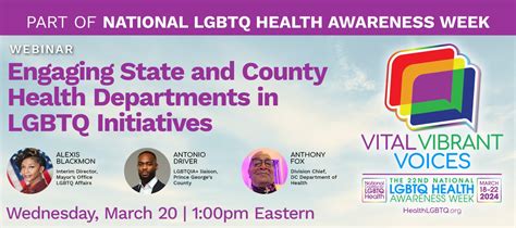 National Lgbtq Health Awareness Week Healthlgbtq