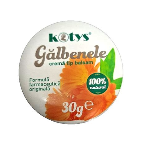 Crema Tip Balsam Cu Galbenele 30 G Kotys La 10 54Lei Nutriplantmed Ro