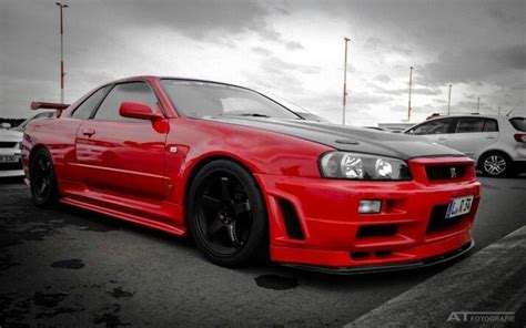 Nissan Skyline Gtr R34 Red Wallpaper Iphone Vanbastwenpic