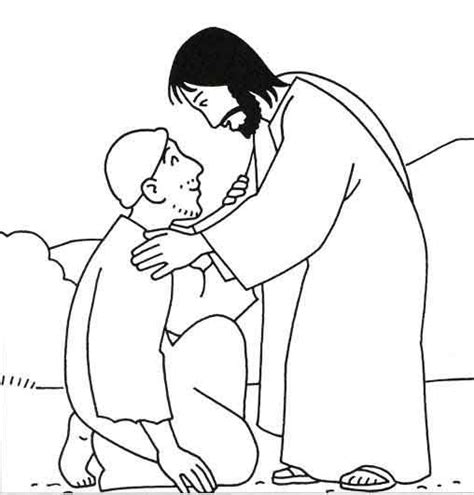 Jesus Heals 10 Men Coloring Pages Coloring Pages Ideas