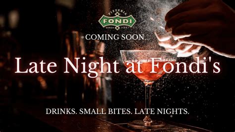 Late Night At Fondi S Fondi Pizzeria