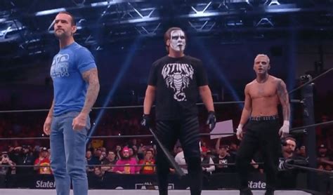 Sting Talks Cm Punk Tony Khan Greensboro Ftr