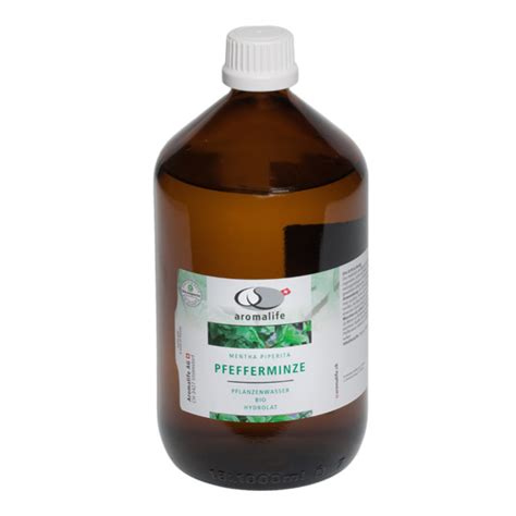 Aromalife Pfefferminze Pflanzenwasser 1l Bio Aromalife