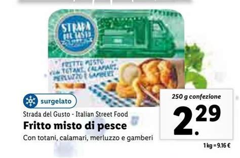 Fritto Misto Di Pesce 250g Offerta Di Lidl