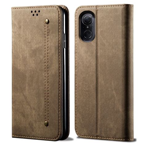 Preklopni Ovitek Leather Khaki Za Huawei Nova Se Honor Se