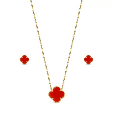 K Gold Necklace And Earring Sets Queen Of Hearts Jewelry