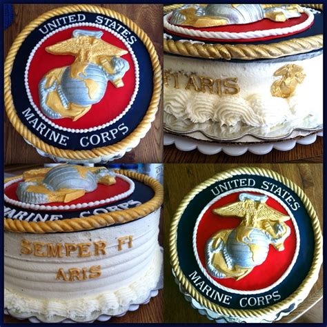 Marine Corps Birthday Cake – Idalias Salon