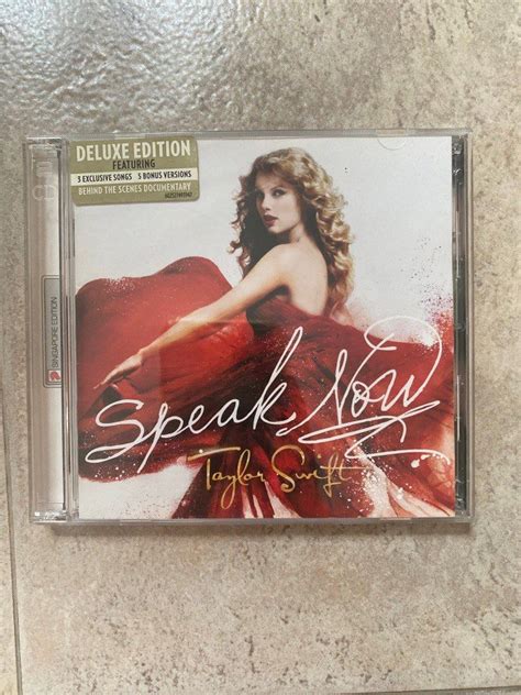 Taylor Swift Speak Now Deluxe Edition, Hobbies & Toys, Music & Media ...