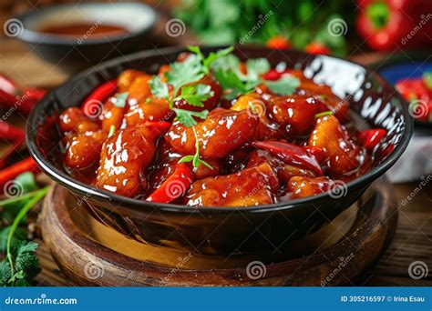 Chinese National Dish Pork in Sweet and Sour Sauce Stock Image - Image of gourmet, lunch: 305216597