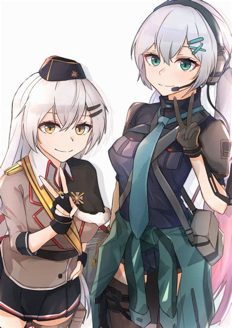 Svd Lwmmg And Lwmmg Girls Frontline Drawn By Mutepponahito Danbooru