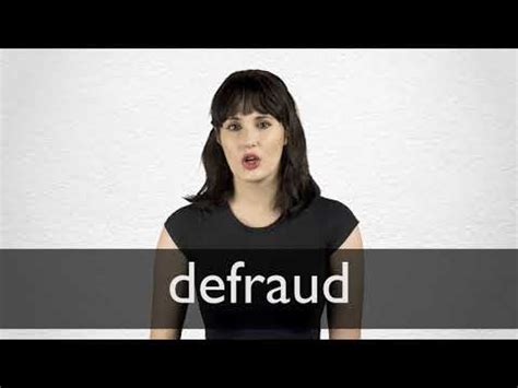 DEFRAUD definition in American English | Collins English Dictionary