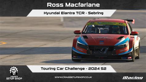 IRacing 24S2 Hyundai Elantra TCR Touring Car Challenge Sebring