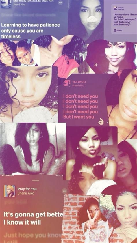 Jhene Aiko In Jhene Aiko Pretty Wallpaper Ipad Aesthetic