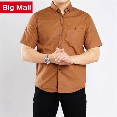 Jual Big Mall M Xxxxl Kemeja Pria Lengan Pendek Premium Mall Shopee Indonesia