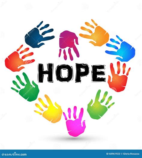 Hands Hope Logo Stock Vector Image 60961923