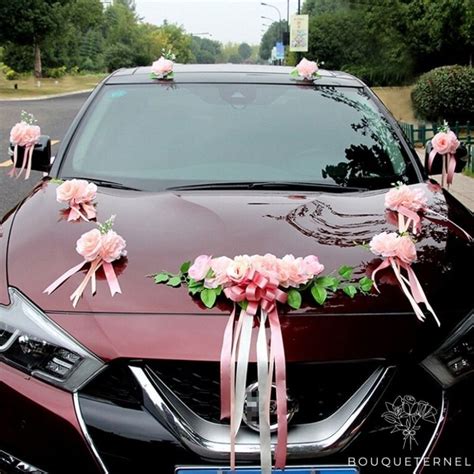 Kit Décoration Voiture Mariage Bouqueternel