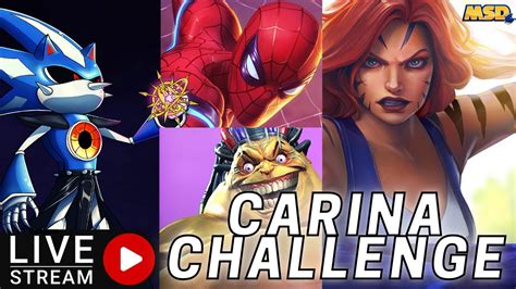 New Carinas Challenges Live Marvel Contest Of Champions Youtube