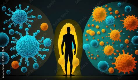 Immune System Protection Against Viruses And Bacterias Different