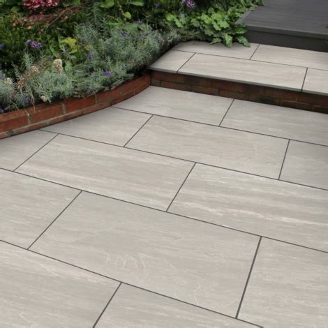 Natural Stone Finish Porcelain Paving Tiles Cava Stone Vitripiazza