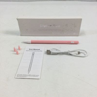 Cisteen Pink Pro Pencil With Led Indicator Tilt Sensor Palm Rejection