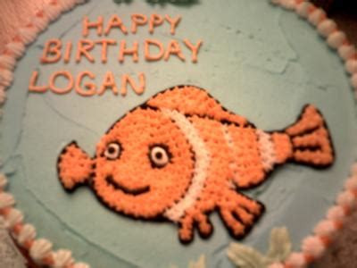 Homemade Nemo Birthday Cake