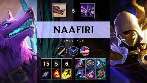 Naafiri Mid Vs Kassadin Dominating Na Diamond Patch Youtube