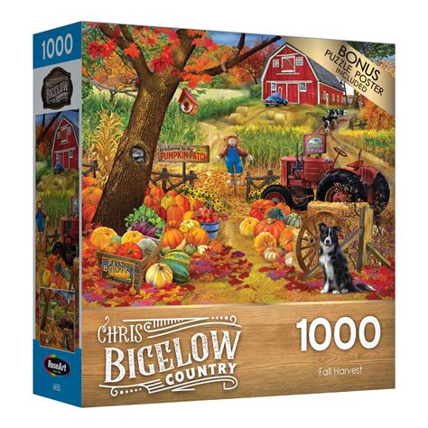 Roseart Chris Bigelow Fall Harvest Piece Jigsaw