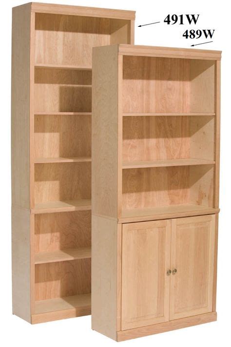 Best Unfinished Bookcases Ideas Wood Bookcase Unfinished Bookcases