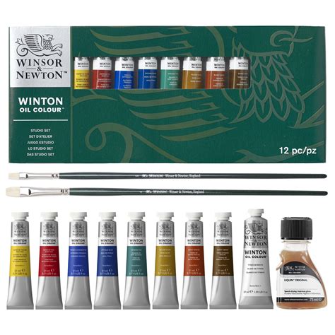 Departments Winsor Newton Winton Oil Colour Studio 12 Set