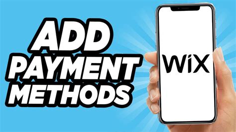 How To Add A Payment Method On Wix Website Quick And Easy Youtube