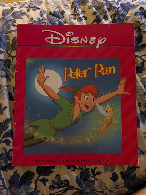 Disneys Peter Pan Read Along Book No Cassette Etsy New Zealand