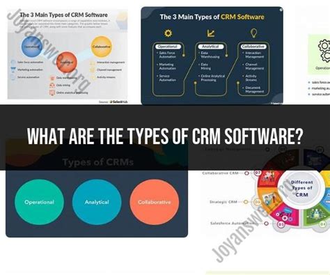 Types Of Crm Software Choosing The Right Solution