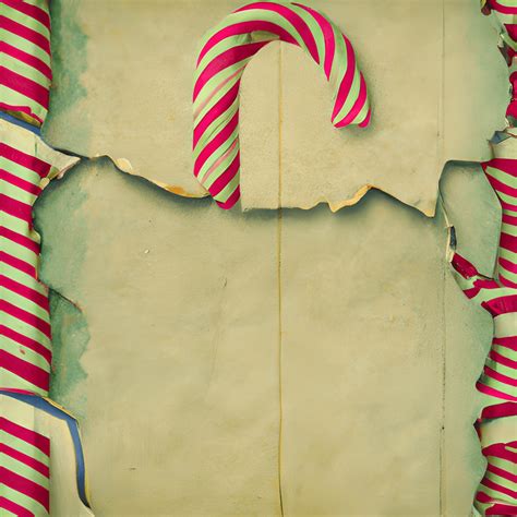 Torn Paper Candycane Vintage Distressed Junk Journal Paper Background