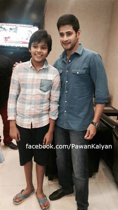 Pawan Kalyan's Son Akira Nandan with Mahesh Babu - Photos,Images,Gallery - 25758