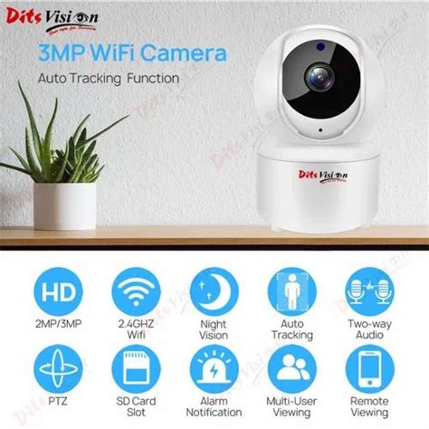 Ditsvision Mp Wireless Cctv Camera For Indoor Use Day Night At