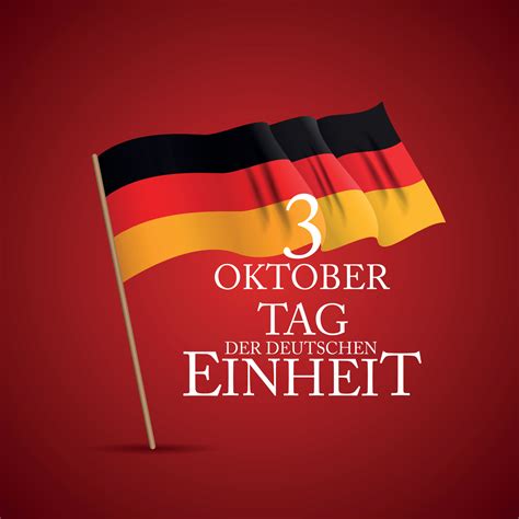 3 Oktober Tag Der Deutschen Einheit Translation 3 October Day Of