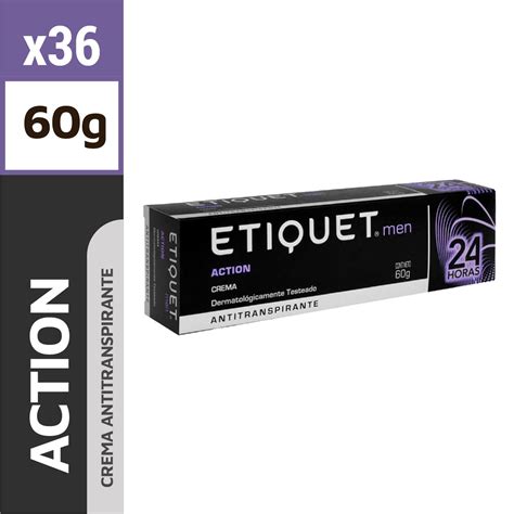 Etiquet Desodorante Crema Hombre G Action Xmayor