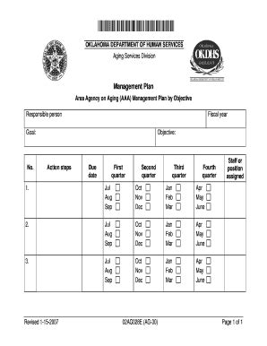 Fillable Online Okdhs Form Ag E Ag Management Plan Fax Email