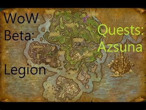 Izocke Wow Legion Quests In Azsuna Machtvolle Pr Senz Youtube