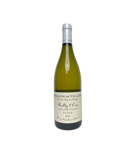 Rully Er Cru Cloux Blanc Domaine De Villaine