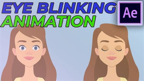 How To Create Eye Blinking Animation No Plugin Required Adobe After Effects Tutorials