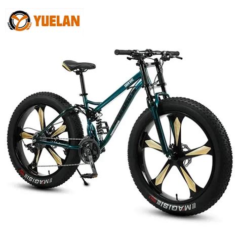 Full Suspension Fat Bike/Fat Tyre Bike Alloy Wheel Cycle/26 Inch Fat ...