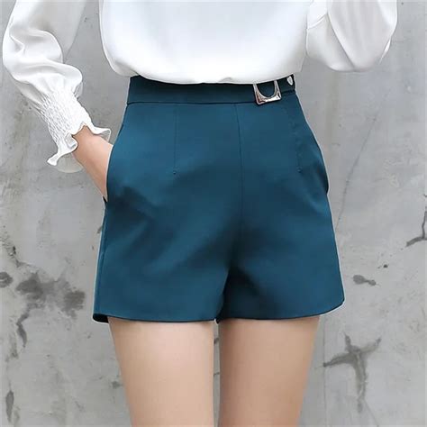 Yichaoyiliang Summer High Waist Shorts Women White Hotpants Casual