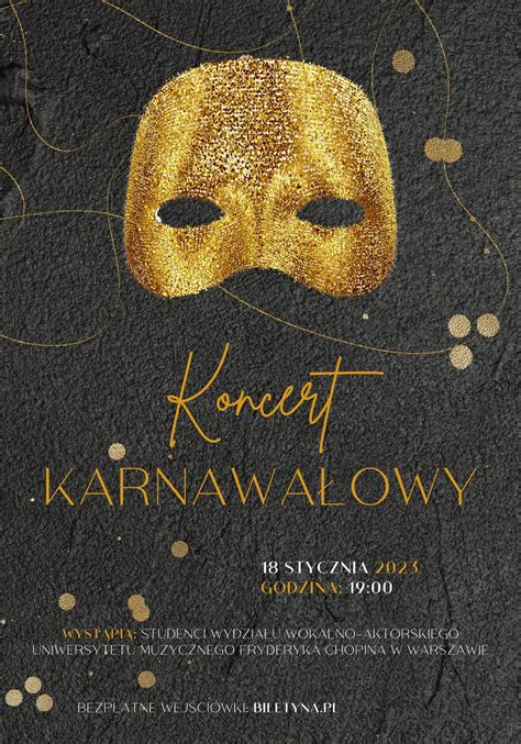 Umfc Koncert Karnawałowy W Wykonaniu Studentów Wydziału Wokalno